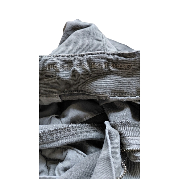 American Eagle Outfitters High Waist Charcoal Shorts - Picture 4 of 5